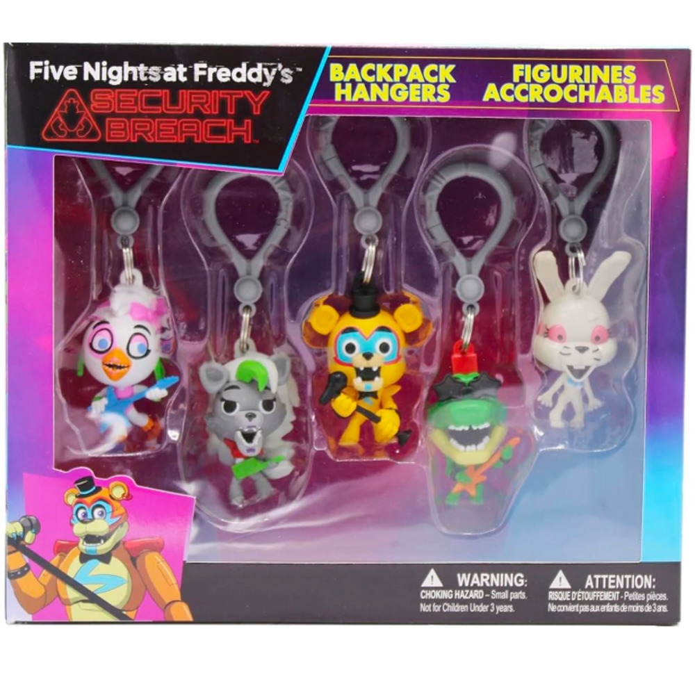 Just Toys Five Nights at Freddy's Security Breach 5-Piece Backpack Hanger